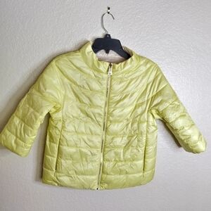 motivi reversible quilted puffer jacket sz 2